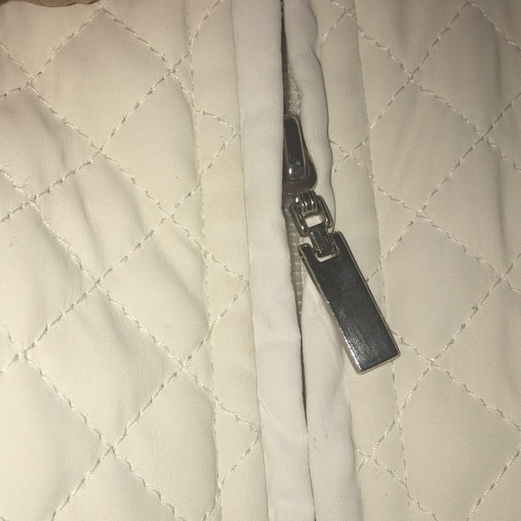 Giacca Ivory Quilted Zippered Jacket - Picture 4 of 6